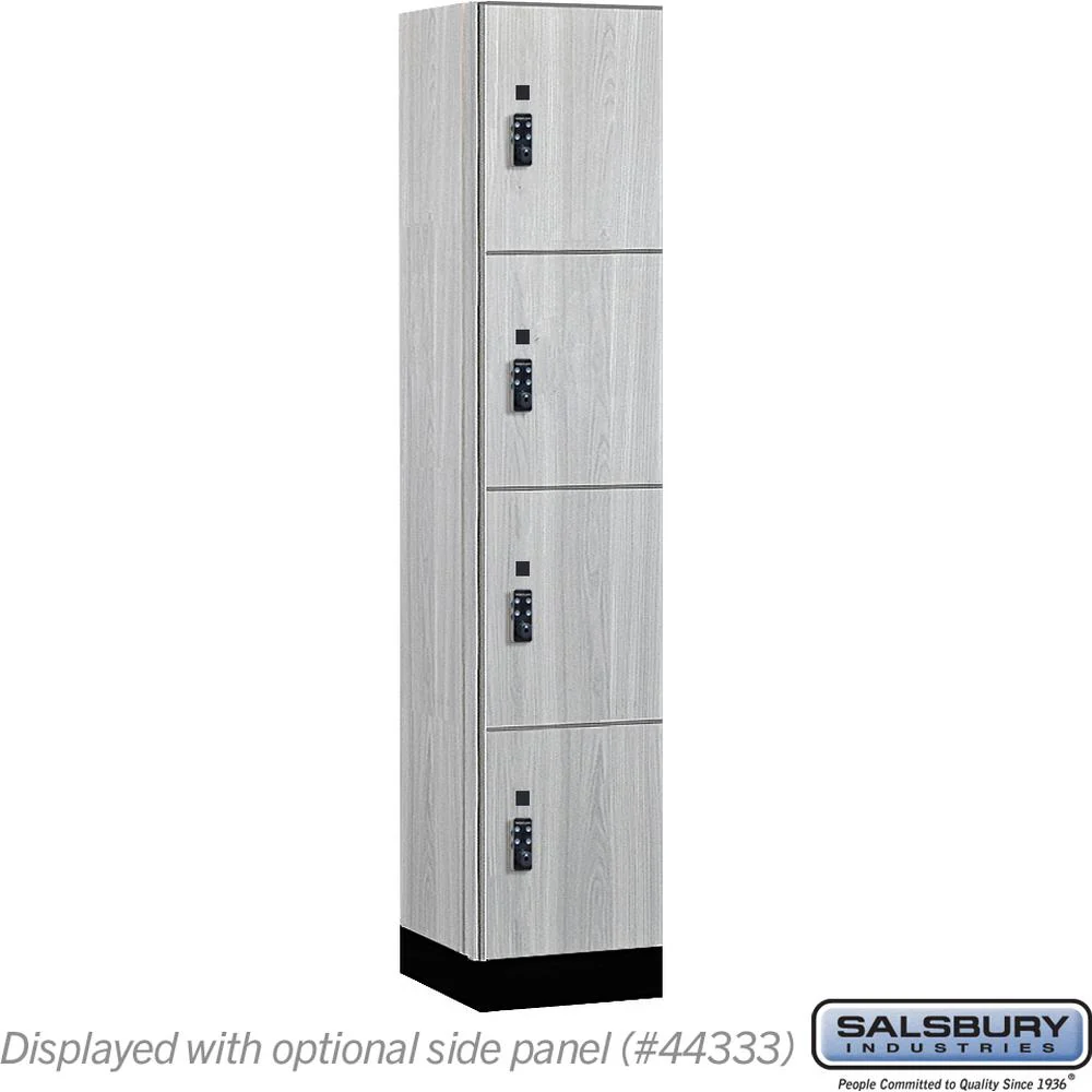 15" Wide Premier Wood Locker - Four Tier-1 Wide - 6 Feet High - 18" Deep by Salsbury - Image 27