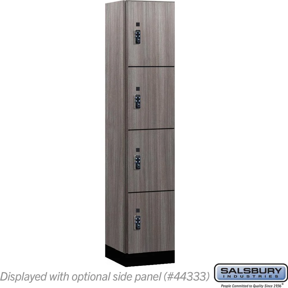 15" Wide Premier Wood Locker - Four Tier-1 Wide - 6 Feet High - 18" Deep by Salsbury - Image 33