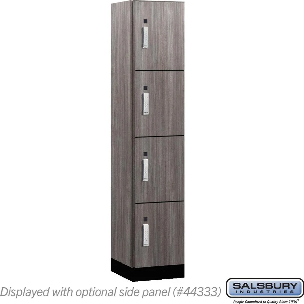 15" Wide Premier Wood Locker - Four Tier-1 Wide - 6 Feet High - 18" Deep by Salsbury - Image 35