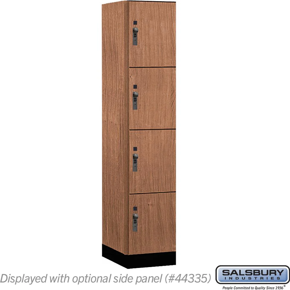 15" Wide Premier Wood Locker - Four Tier-1 Wide - 6 Feet High - 21" Deep by Salsbury - Image 19