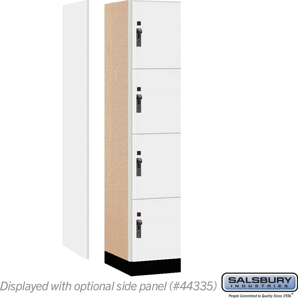 15" Wide Premier Wood Locker - Four Tier-1 Wide - 6 Feet High - 21" Deep by Salsbury - Image 2