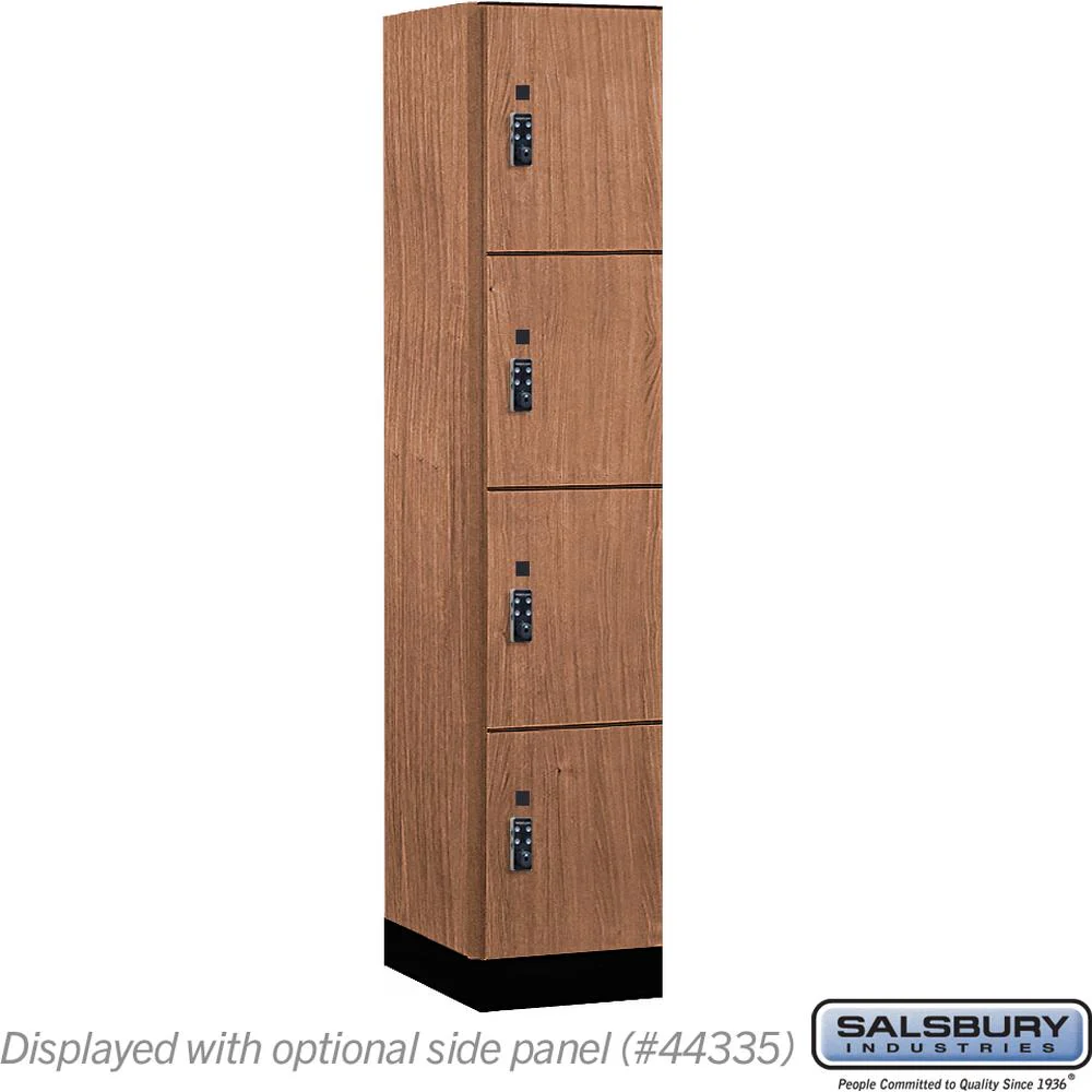 15" Wide Premier Wood Locker - Four Tier-1 Wide - 6 Feet High - 21" Deep by Salsbury - Image 21