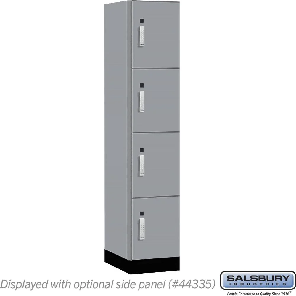 15" Wide Premier Wood Locker - Four Tier-1 Wide - 6 Feet High - 21" Deep by Salsbury - Image 41
