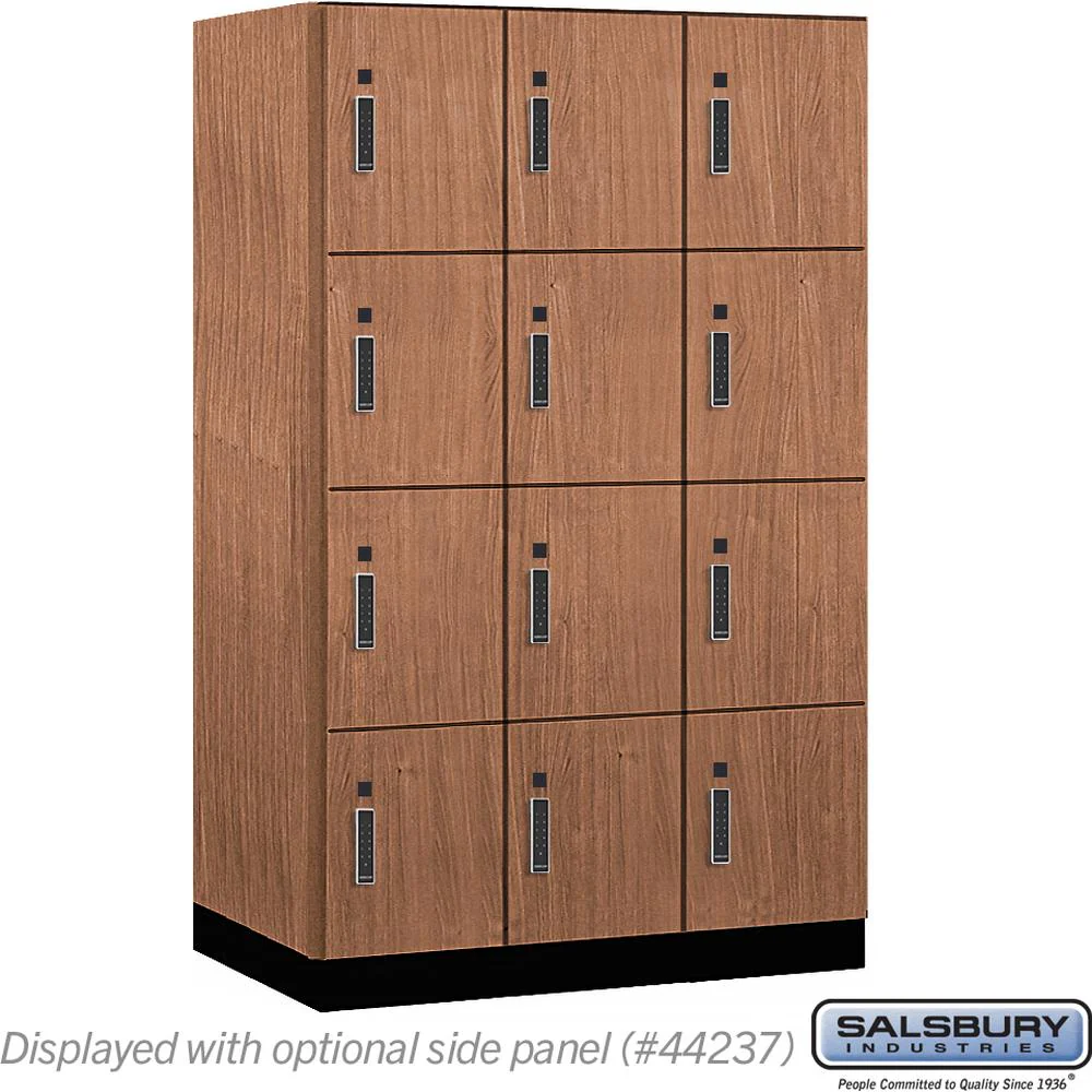 15" Wide Premier Wood Locker - Four Tier-3 Wide - 6 Feet High - 24" Deep by Salsbury - Image 20