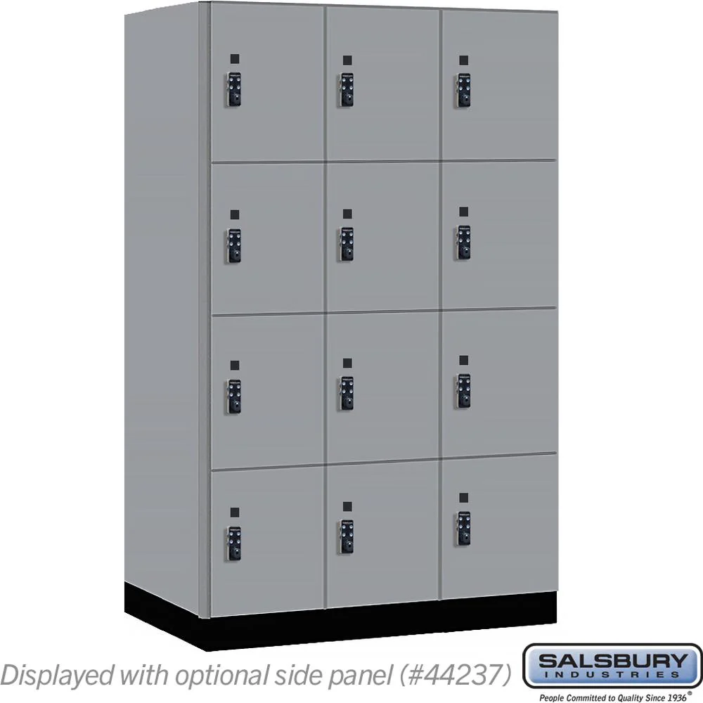 15" Wide Premier Wood Locker - Four Tier-3 Wide - 6 Feet High - 24" Deep by Salsbury - Image 39