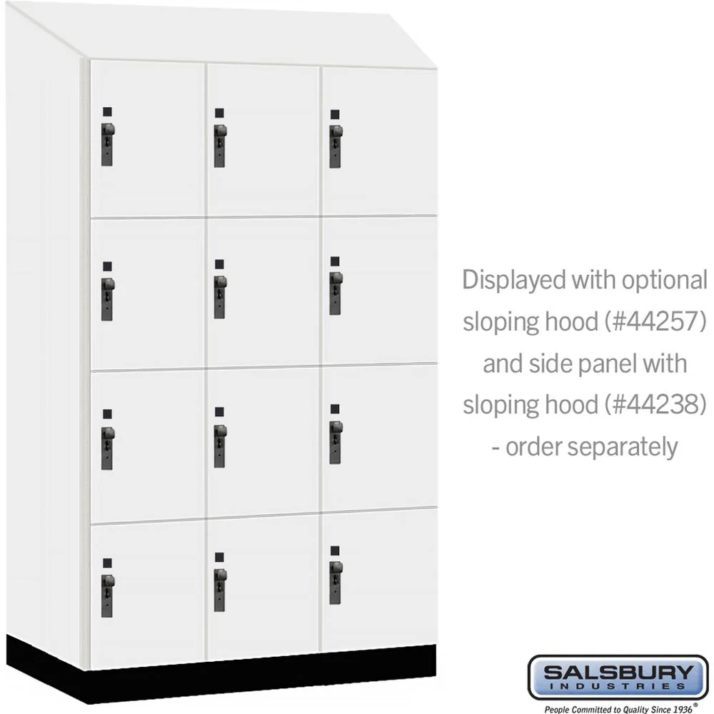 15" Wide Premier Wood Locker - Four Tier-3 Wide - 6 Feet High - 24" Deep by Salsbury - Image 7