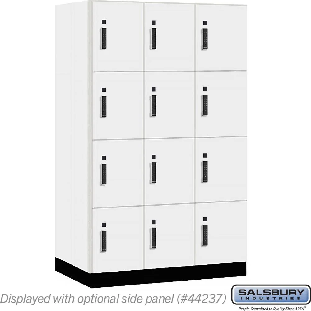 15" Wide Premier Wood Locker - Four Tier-3 Wide - 6 Feet High - 24" Deep by Salsbury - Image 8