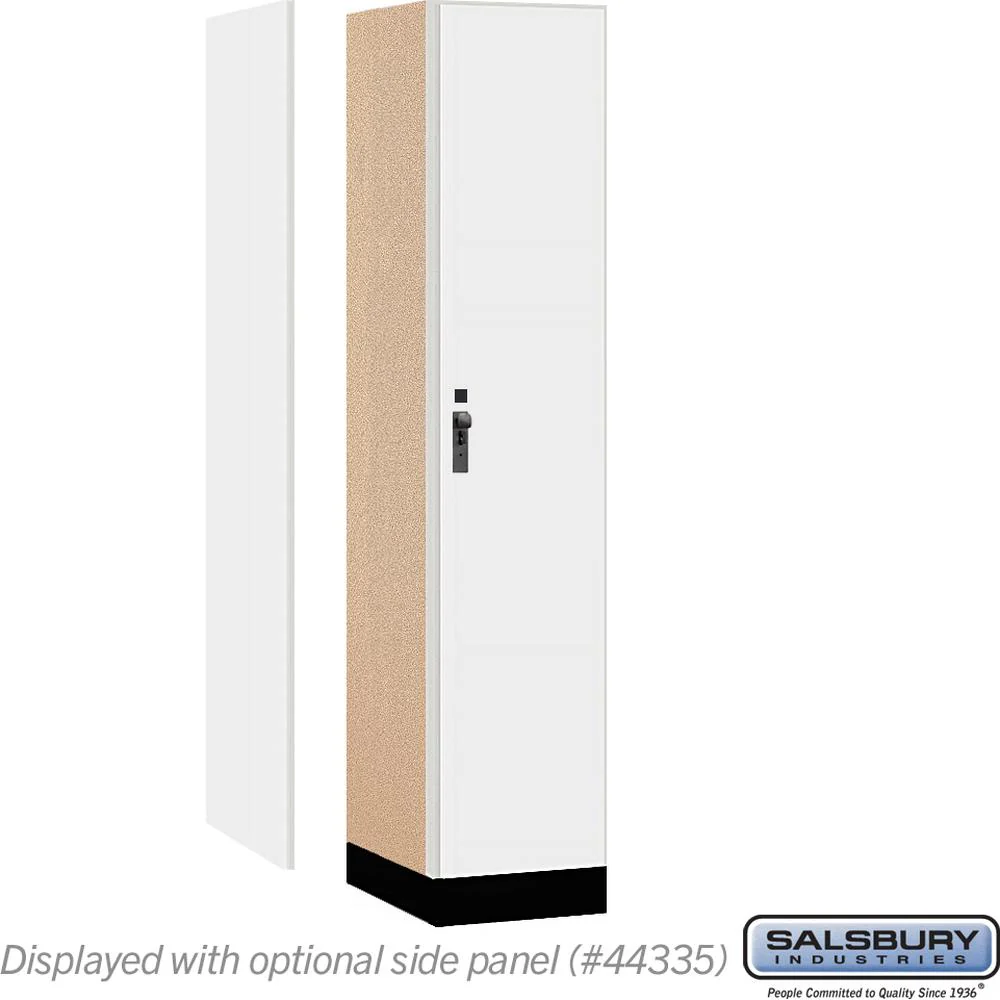 15" Wide Premier Wood Locker - Single Tier - 1 Wide - 6 Feet High - 21" Deep by Salsbury - Image 2