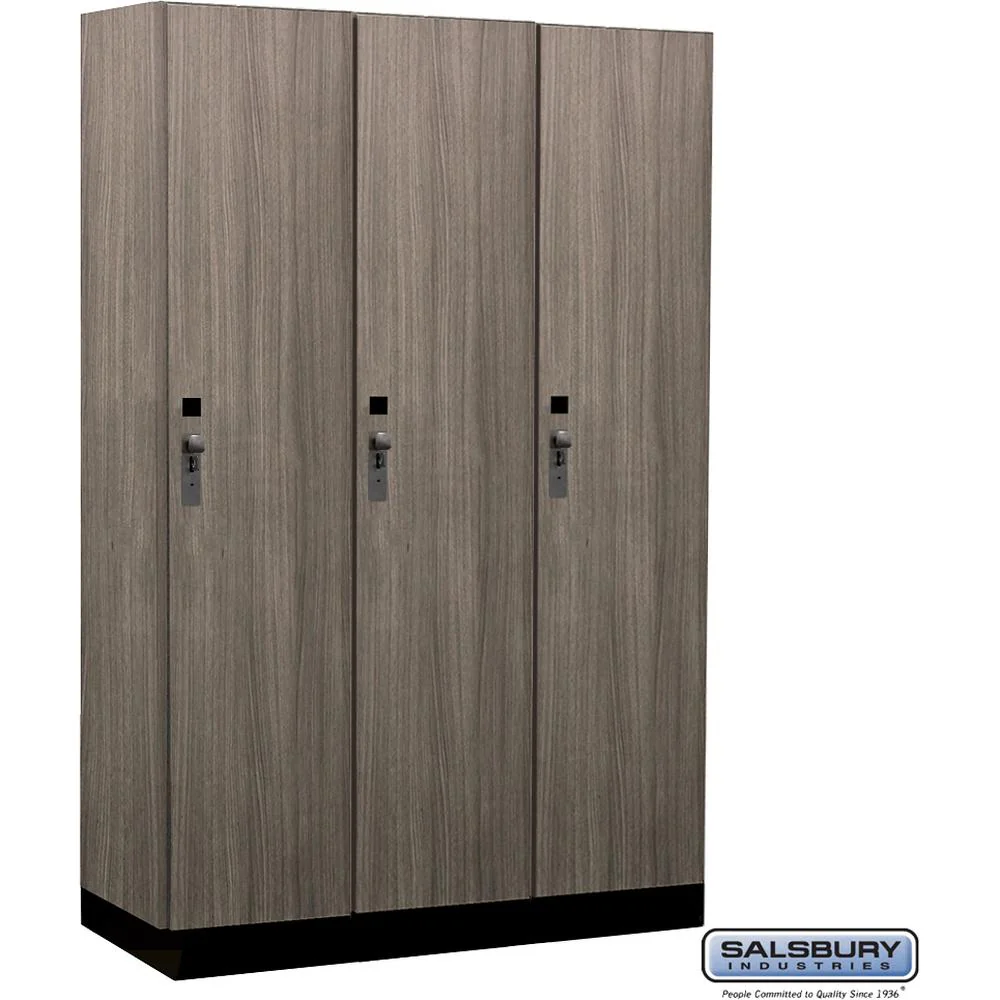 15" Wide Premier Wood Locker - Single Tier - 3 Wide - 6 Feet High - 21" Deep by Salsbury - Image 31