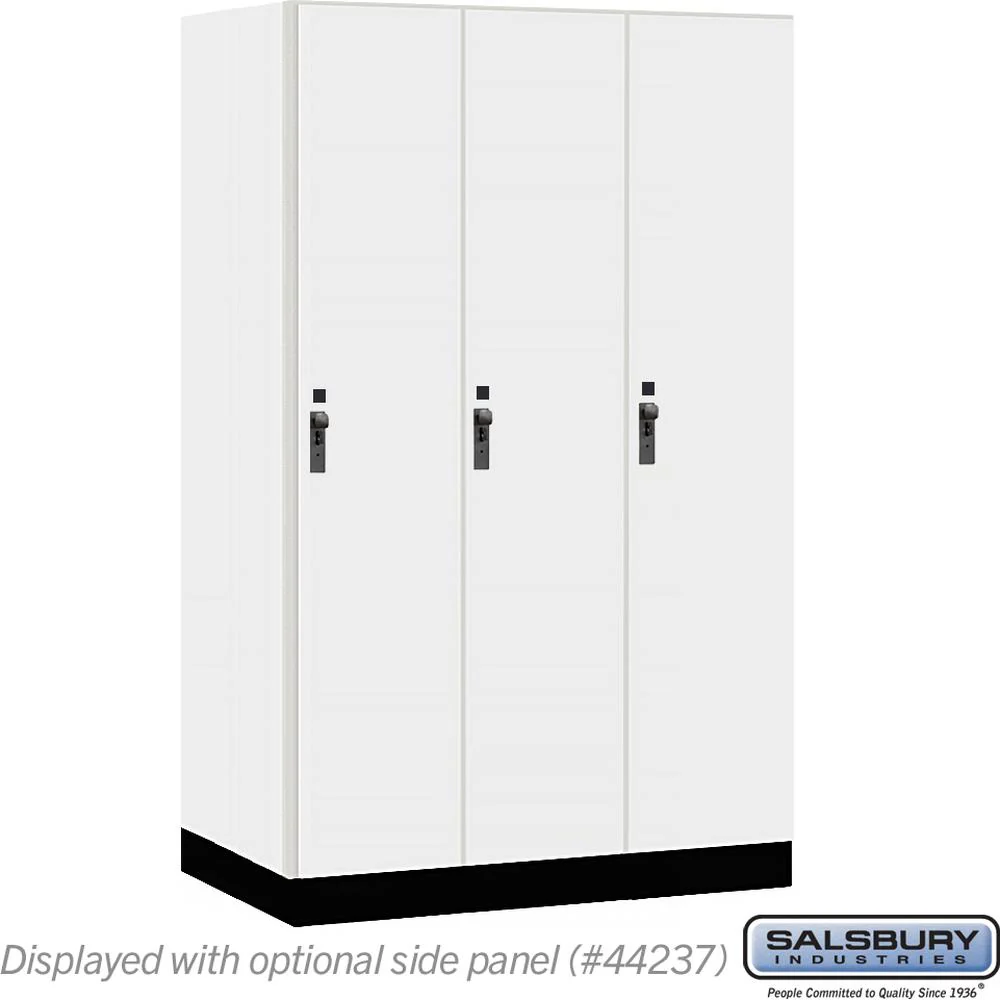 15" Wide Premier Wood Locker - Single Tier - 3 Wide - 6 Feet High - 24" Deep by Salsbury