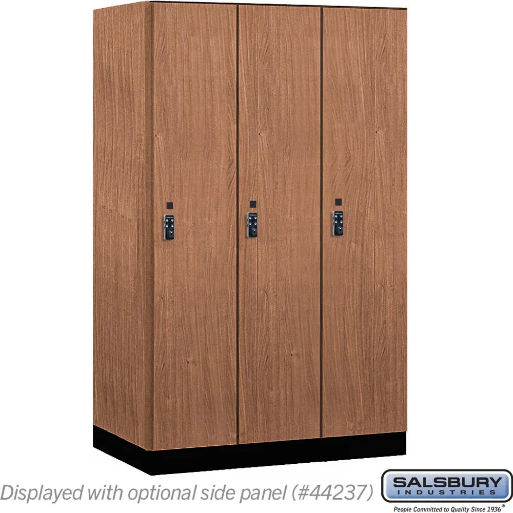 15" Wide Premier Wood Locker - Single Tier - 3 Wide - 6 Feet High - 24" Deep by Salsbury - Image 21