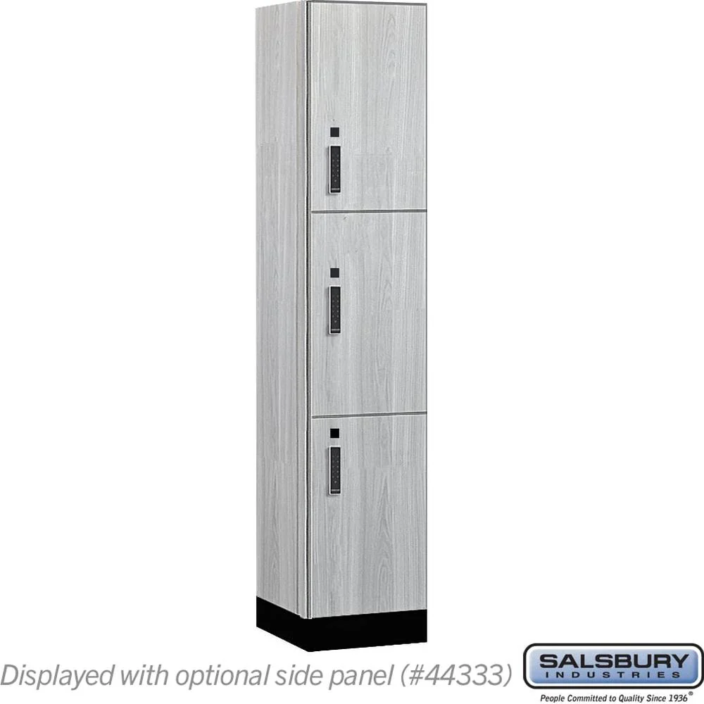 15" Wide Premier Wood Locker - Triple Tier-1 Wide - 6 Feet High - 18" Deep by Salsbury - Image 26