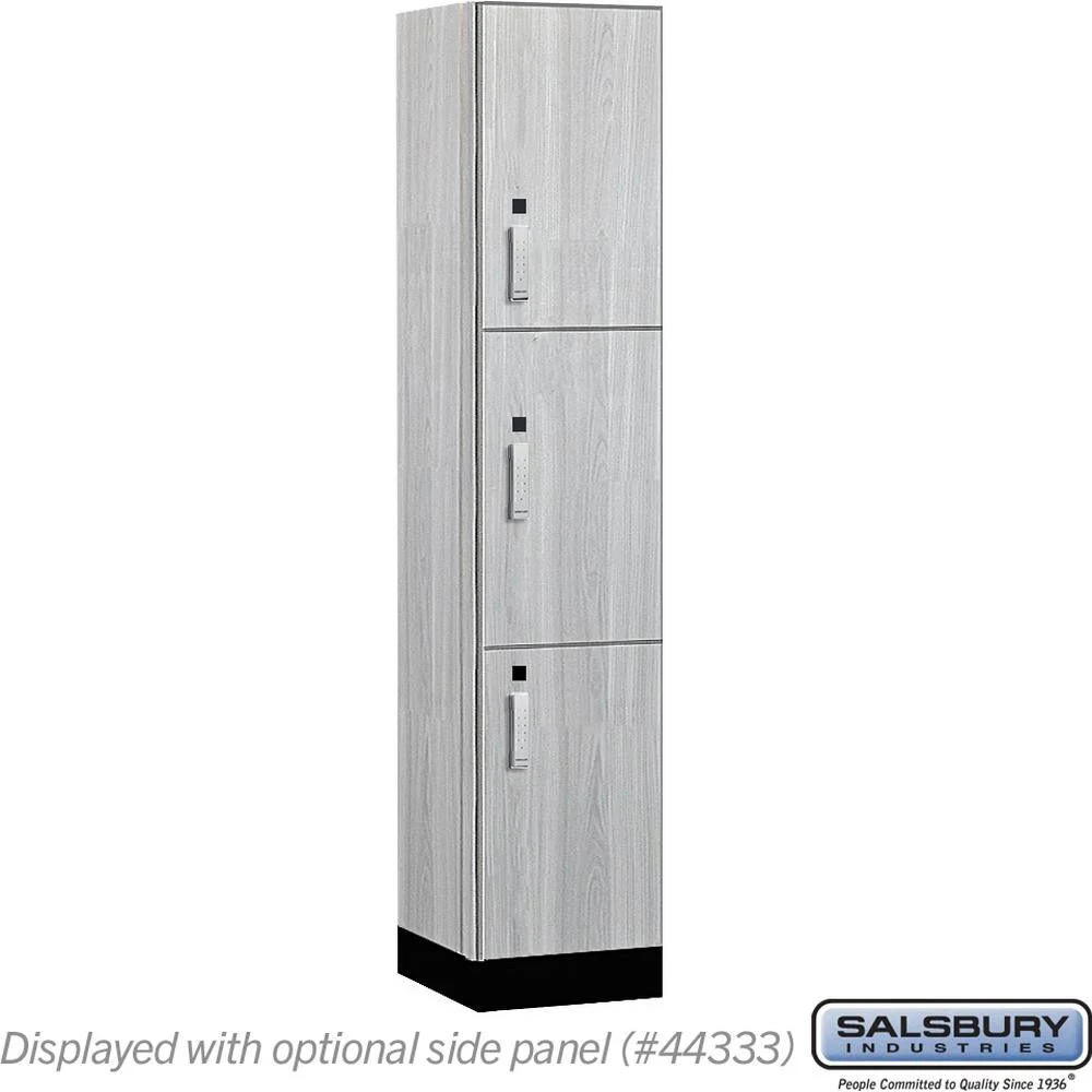 15" Wide Premier Wood Locker - Triple Tier-1 Wide - 6 Feet High - 18" Deep by Salsbury - Image 29