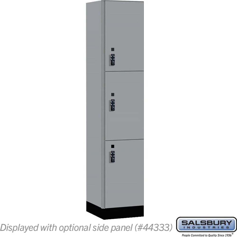 15" Wide Premier Wood Locker - Triple Tier-1 Wide - 6 Feet High - 18" Deep by Salsbury - Image 39