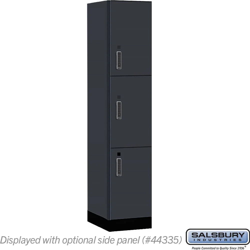 15" Wide Premier Wood Locker - Triple Tier-1 Wide - 6 Feet High - 21" Deep by Salsbury - Image 14