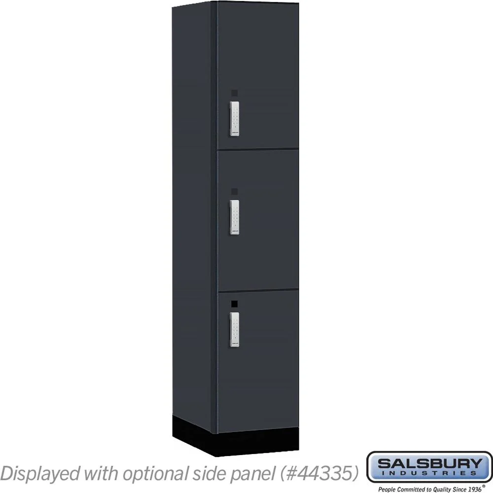 15" Wide Premier Wood Locker - Triple Tier-1 Wide - 6 Feet High - 21" Deep by Salsbury - Image 17