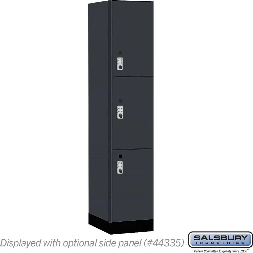 15" Wide Premier Wood Locker - Triple Tier-1 Wide - 6 Feet High - 21" Deep by Salsbury - Image 18