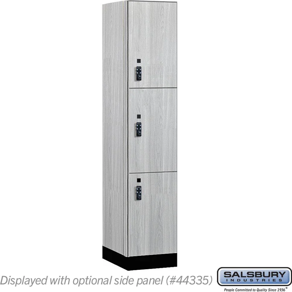 15" Wide Premier Wood Locker - Triple Tier-1 Wide - 6 Feet High - 21" Deep by Salsbury - Image 27
