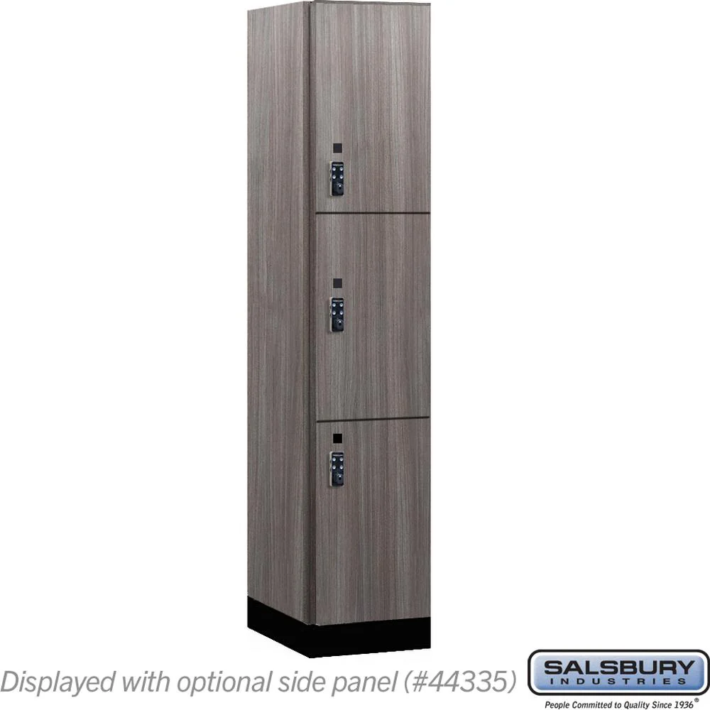 15" Wide Premier Wood Locker - Triple Tier-1 Wide - 6 Feet High - 21" Deep by Salsbury - Image 33