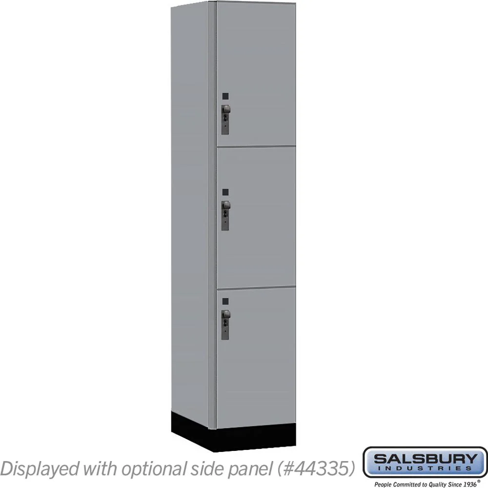 15" Wide Premier Wood Locker - Triple Tier-1 Wide - 6 Feet High - 21" Deep by Salsbury - Image 37