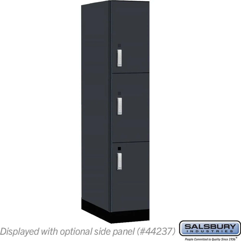 15" Wide Premier Wood Locker - Triple Tier-1 Wide - 6 Feet High - 24" Deep by Salsbury - Image 17