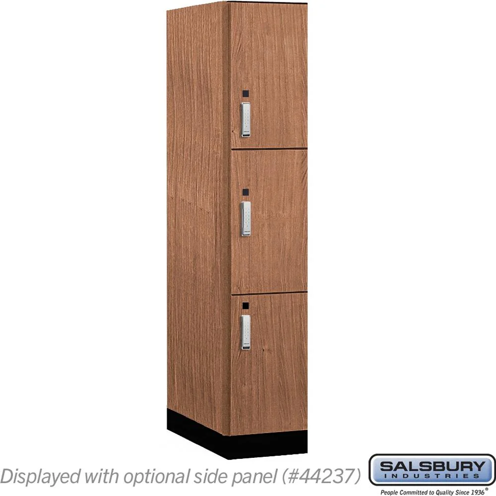 15" Wide Premier Wood Locker - Triple Tier-1 Wide - 6 Feet High - 24" Deep by Salsbury - Image 23