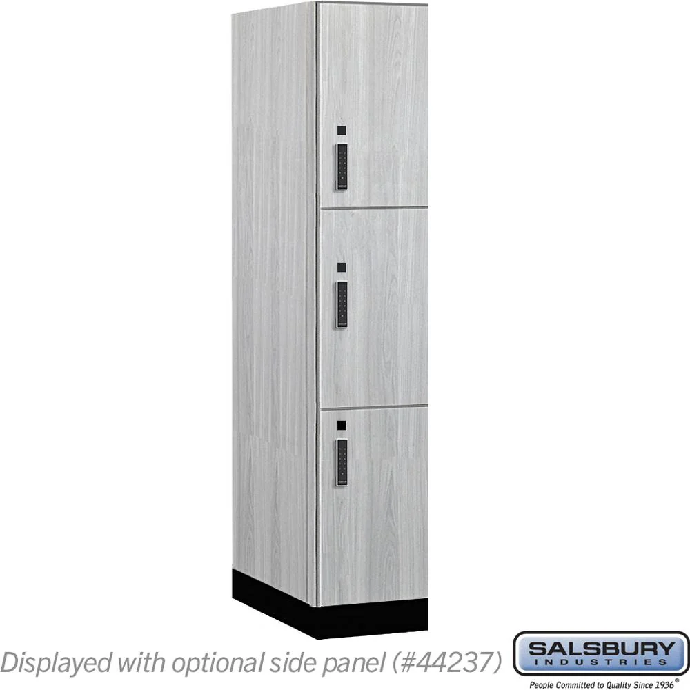 15" Wide Premier Wood Locker - Triple Tier-1 Wide - 6 Feet High - 24" Deep by Salsbury - Image 26