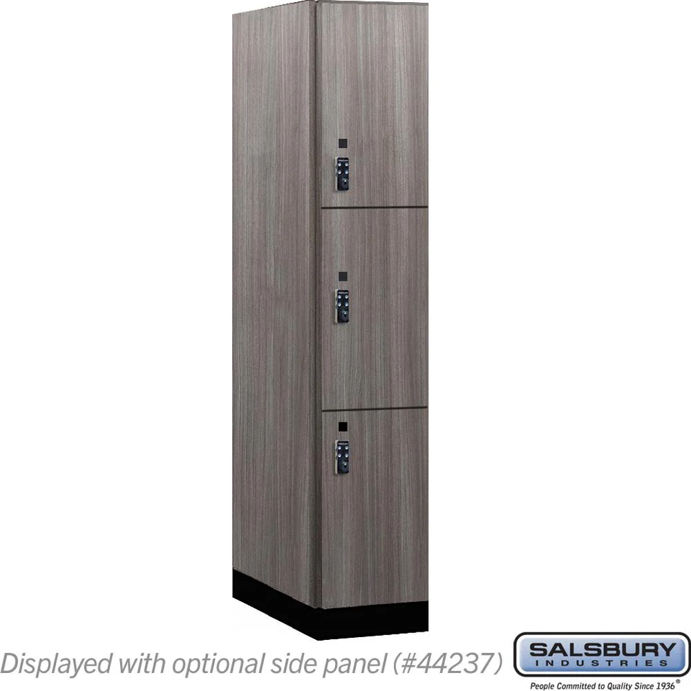 15" Wide Premier Wood Locker - Triple Tier-1 Wide - 6 Feet High - 24" Deep by Salsbury - Image 33