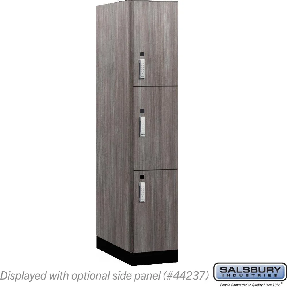 15" Wide Premier Wood Locker - Triple Tier-1 Wide - 6 Feet High - 24" Deep by Salsbury - Image 35