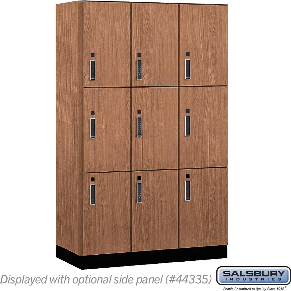 15" Wide Premier Wood Locker - Triple Tier-3 Wide - 6 Feet High - 21" Deep by Salsbury - Image 20