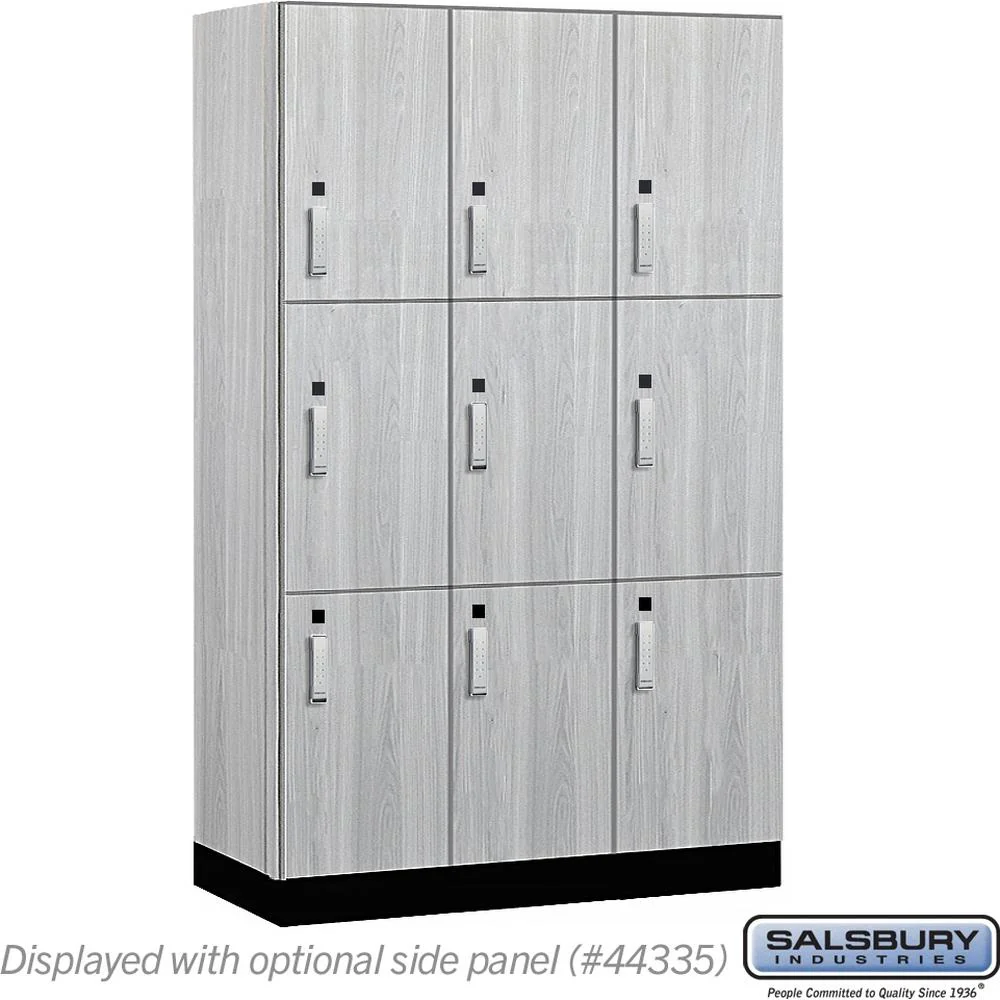 15" Wide Premier Wood Locker - Triple Tier-3 Wide - 6 Feet High - 21" Deep by Salsbury - Image 29