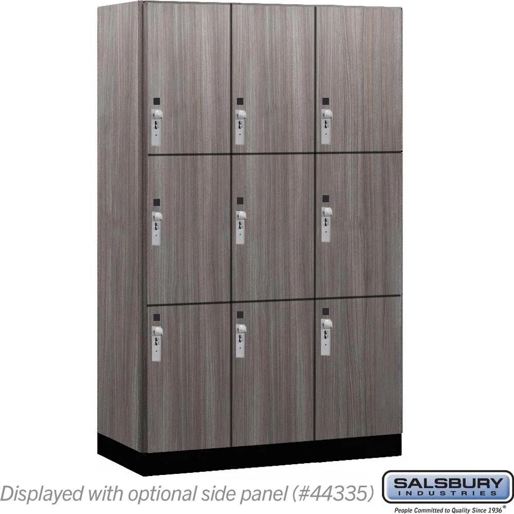 15" Wide Premier Wood Locker - Triple Tier-3 Wide - 6 Feet High - 21" Deep by Salsbury - Image 34