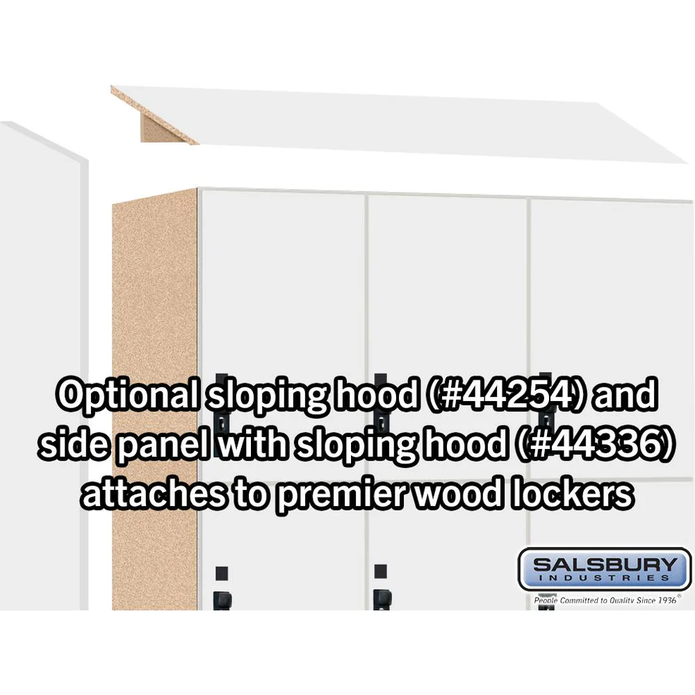 15" Wide Premier Wood Locker - Triple Tier-3 Wide - 6 Feet High - 21" Deep by Salsbury - Image 6
