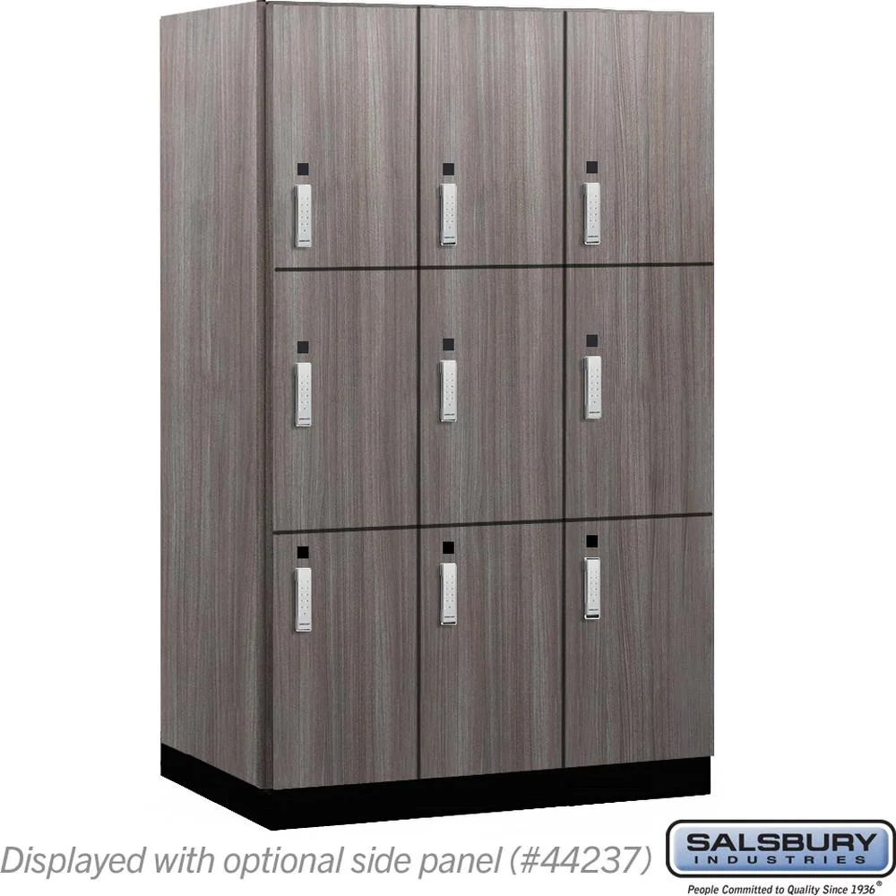 15" Wide Premier Wood Locker - Triple Tier-3 Wide - 6 Feet High - 24" Deep by Salsbury - Image 35