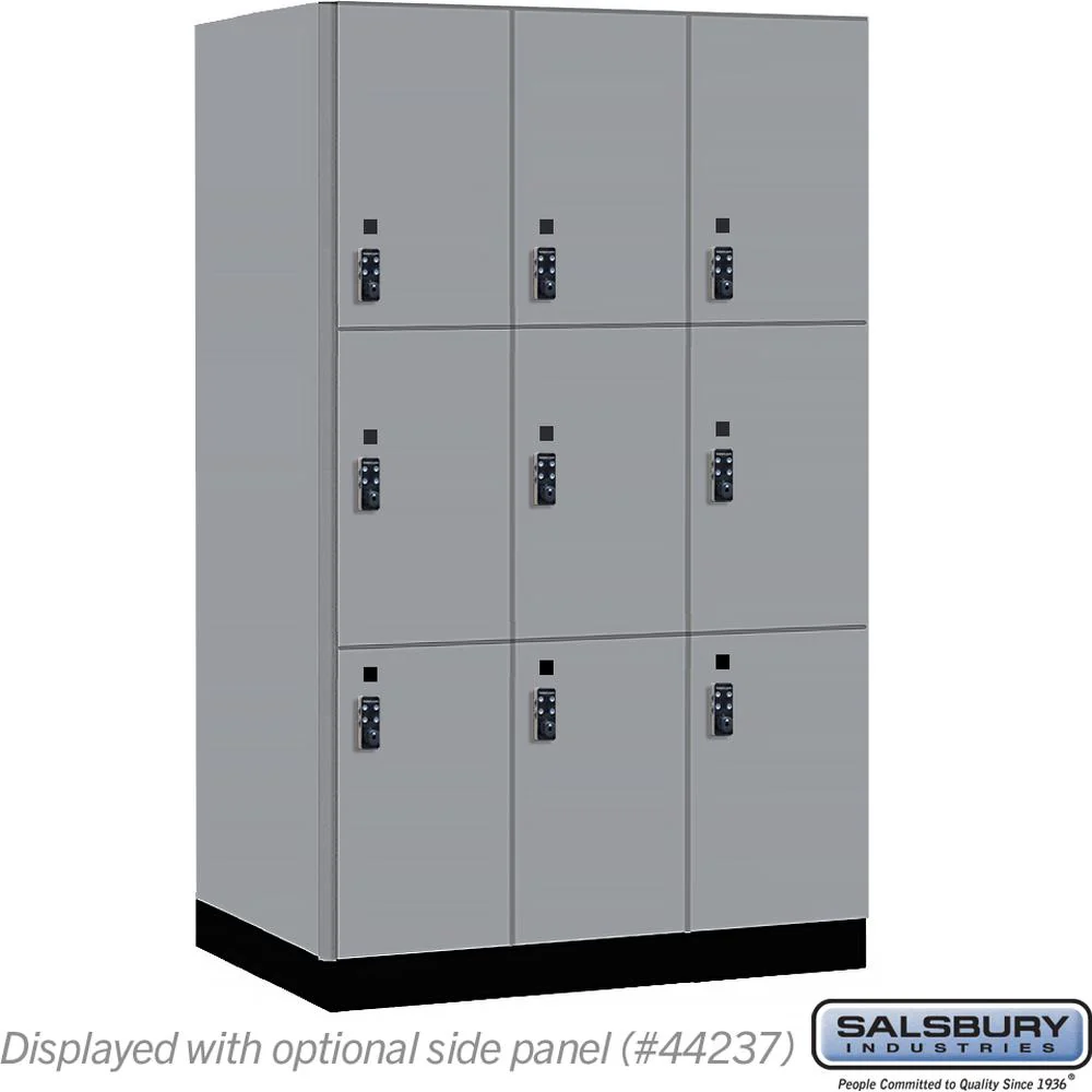 15" Wide Premier Wood Locker - Triple Tier-3 Wide - 6 Feet High - 24" Deep by Salsbury - Image 39