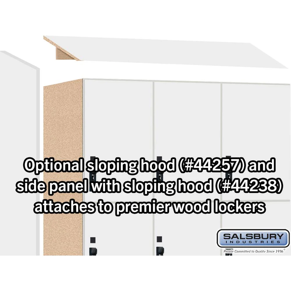 15" Wide Premier Wood Locker - Triple Tier-3 Wide - 6 Feet High - 24" Deep by Salsbury - Image 6