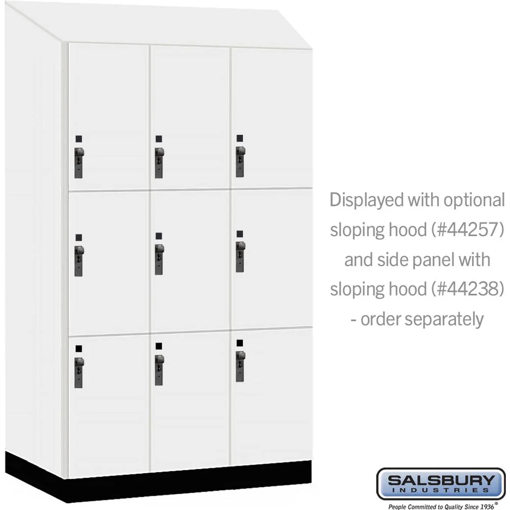 15" Wide Premier Wood Locker - Triple Tier-3 Wide - 6 Feet High - 24" Deep by Salsbury - Image 7