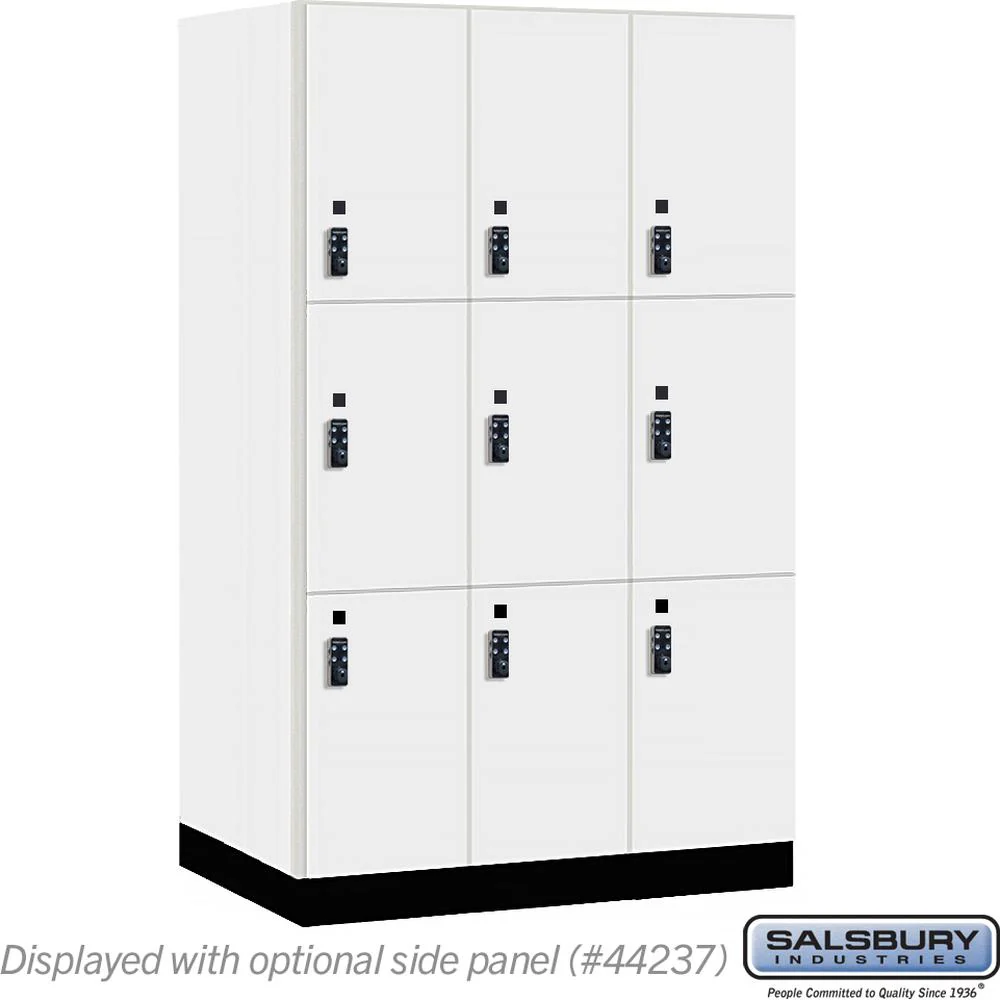 15" Wide Premier Wood Locker - Triple Tier-3 Wide - 6 Feet High - 24" Deep by Salsbury - Image 9