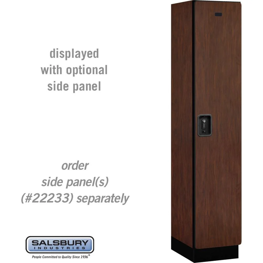 15" Wide Single Tier Designer Wood Locker - 1 Wide - 6 Feet High - 18" Deep by Salsbury - Image 29
