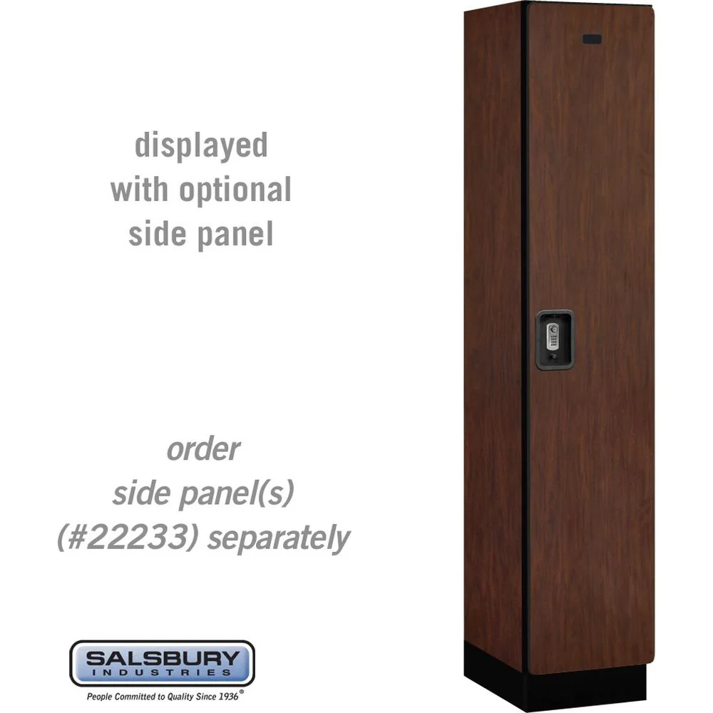15" Wide Single Tier Designer Wood Locker - 1 Wide - 6 Feet High - 18" Deep by Salsbury - Image 31