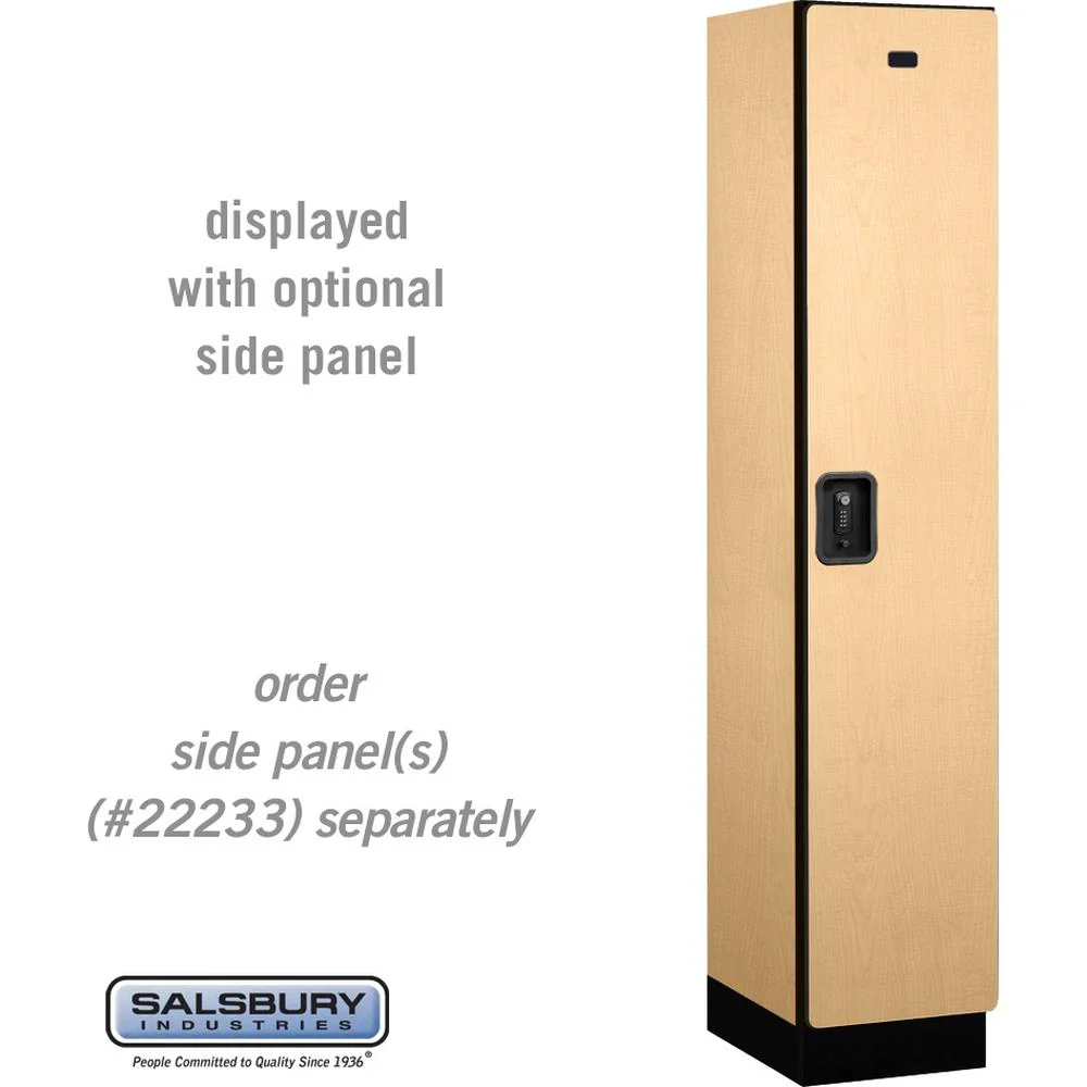 15" Wide Single Tier Designer Wood Locker - 1 Wide - 6 Feet High - 18" Deep by Salsbury - Image 34