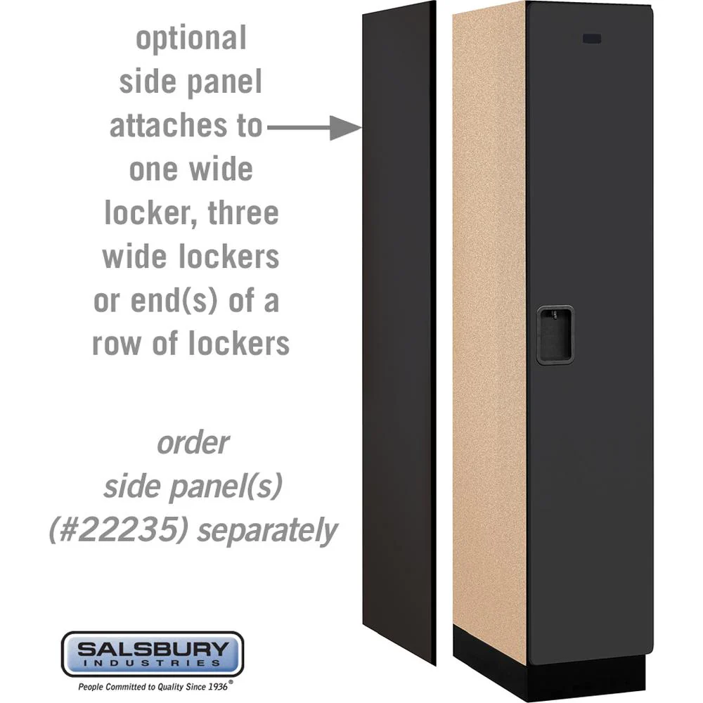 15" Wide Single Tier Designer Wood Locker - 1 Wide - 6 Feet High - 21" Deep by Salsbury - Image 2