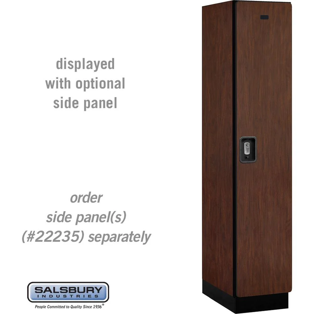 15" Wide Single Tier Designer Wood Locker - 1 Wide - 6 Feet High - 21" Deep by Salsbury - Image 31