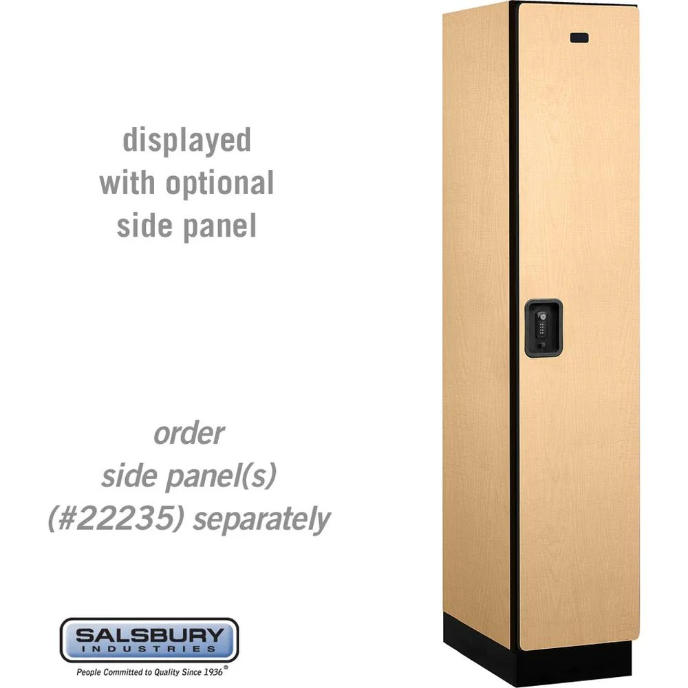 15" Wide Single Tier Designer Wood Locker - 1 Wide - 6 Feet High - 21" Deep by Salsbury - Image 34