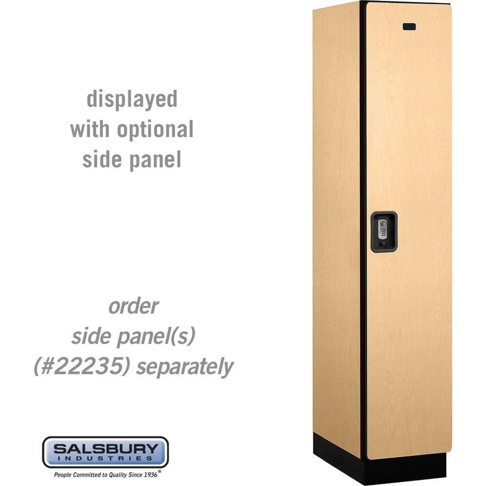 15" Wide Single Tier Designer Wood Locker - 1 Wide - 6 Feet High - 21" Deep by Salsbury - Image 36