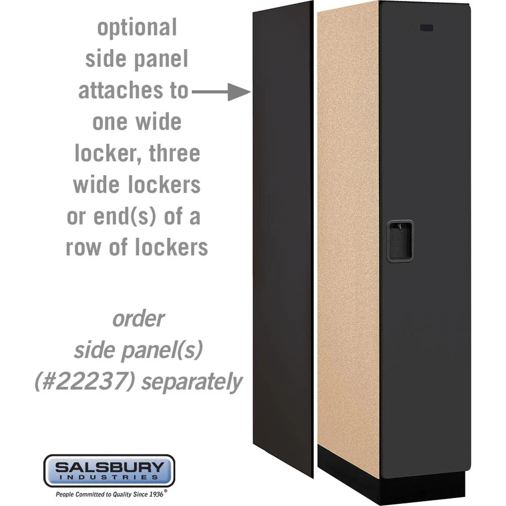 15" Wide Single Tier Designer Wood Locker - 1 Wide - 6 Feet High - 24" Deep by Salsbury - Image 2
