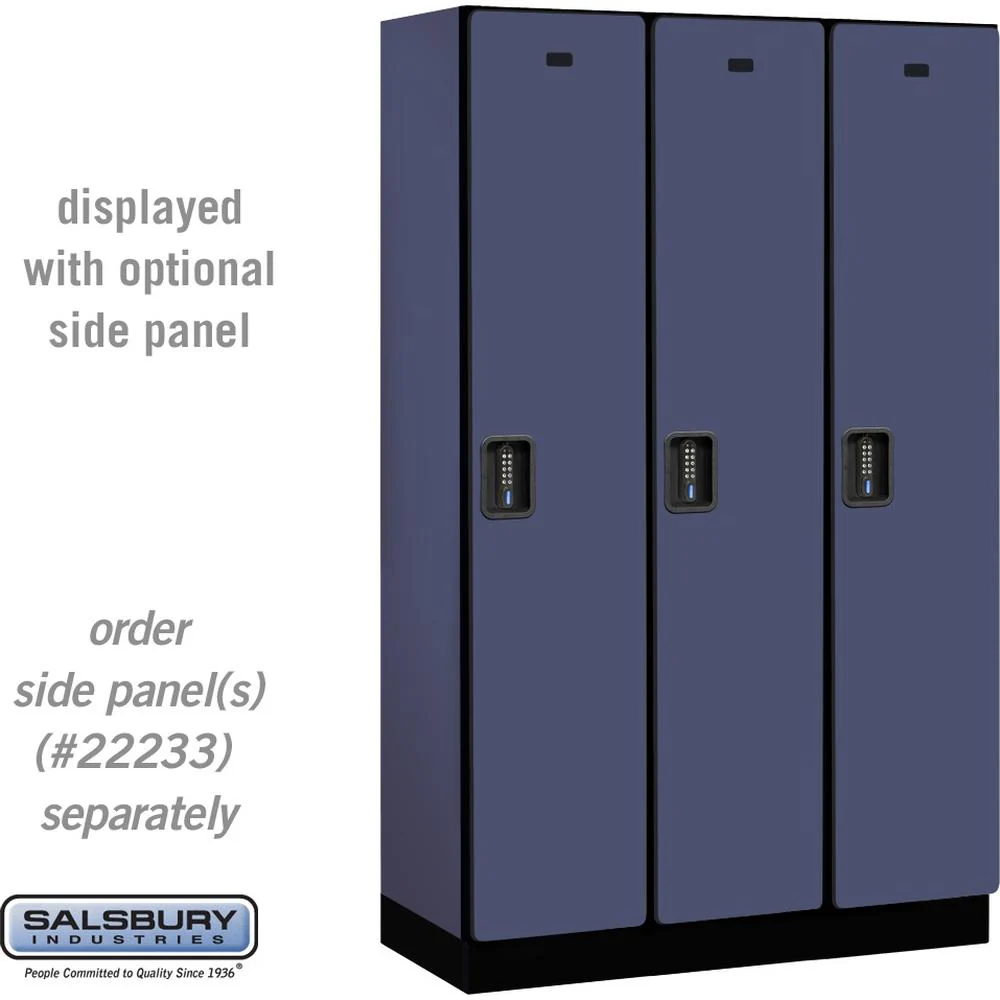 15" Wide Single Tier Designer Wood Locker - 3 Wide - 6 Feet High - 18" Deep by Salsbury - Image 13