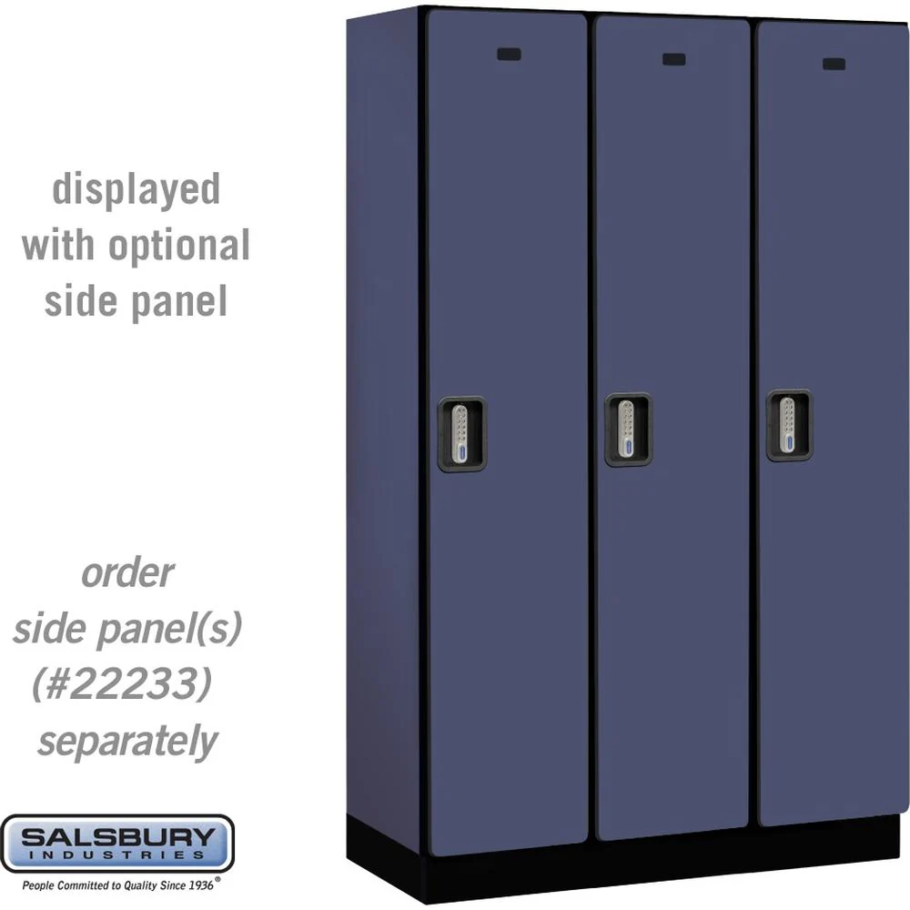 15" Wide Single Tier Designer Wood Locker - 3 Wide - 6 Feet High - 18" Deep by Salsbury - Image 15