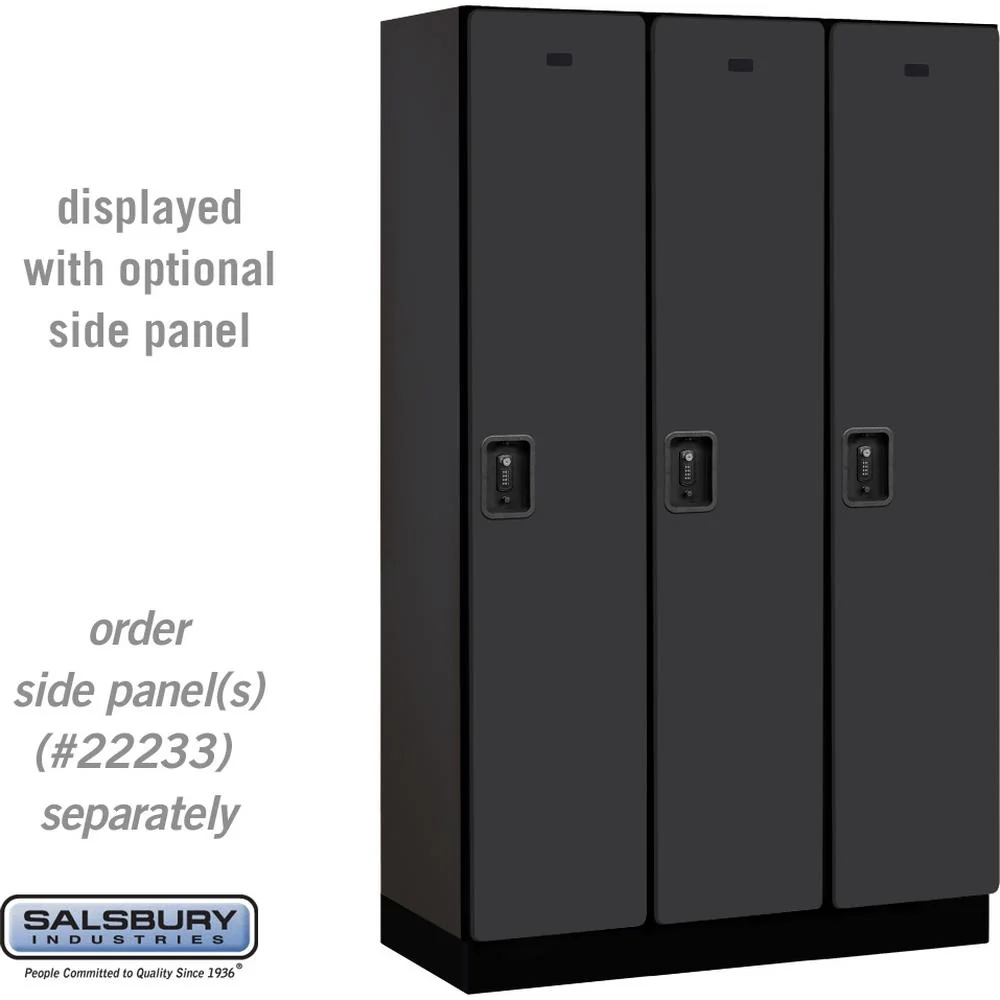 15" Wide Single Tier Designer Wood Locker - 3 Wide - 6 Feet High - 18" Deep by Salsbury - Image 9
