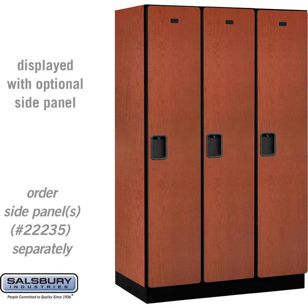 15" Wide Single Tier Designer Wood Locker - 3 Wide - 6 Feet High - 21" Deep by Salsbury - Image 17